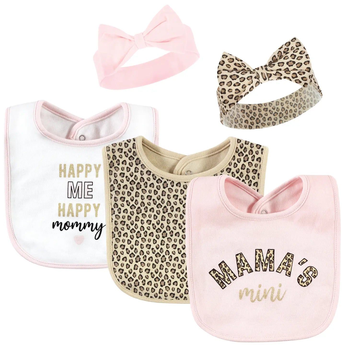 Assorted Cotton Bibs and Headband Collection - Mama's Mini