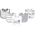 Assorted Cotton Bibs - Grey Set