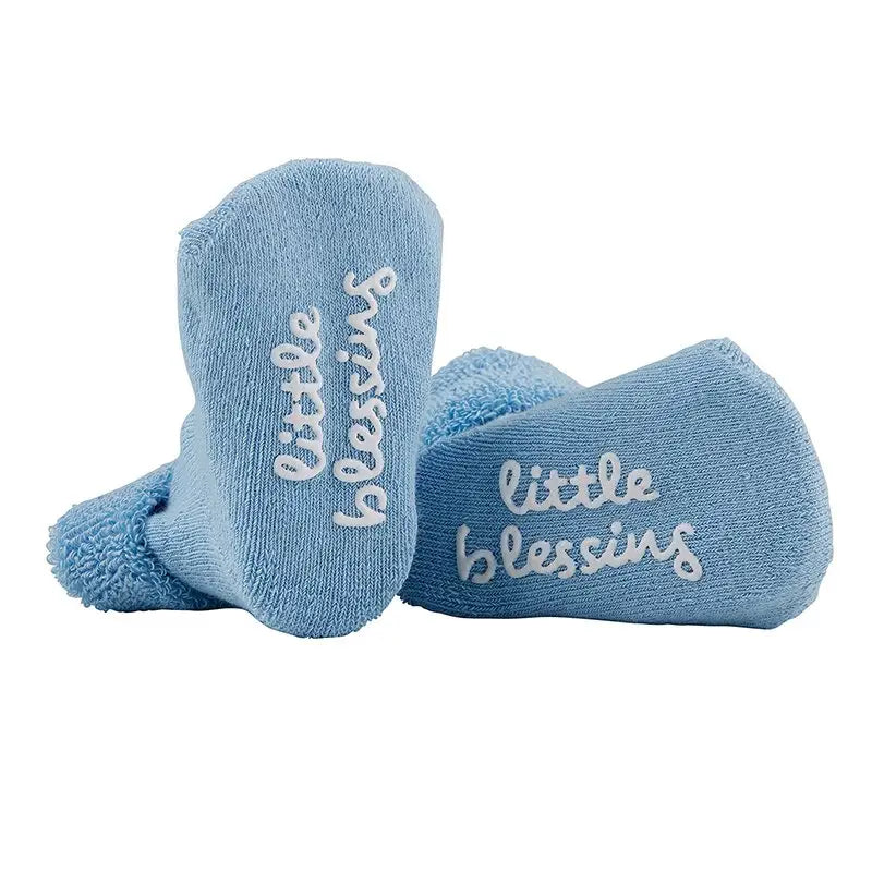Blue Socks - Booties - Little Blessings