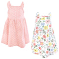 Printed Toddler Dress-Spring Vibe/Dots-2-piece set